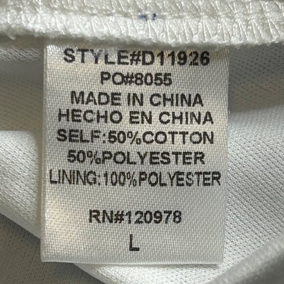 Entro Women's Blue and White Bell Sleeve Floral Large Dress - Picture 12 of 12